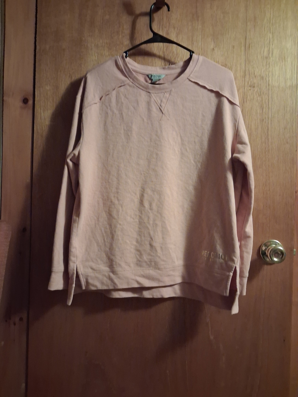 Kenneth Cole Reaction Light Pink Crewneck Sweatshirt